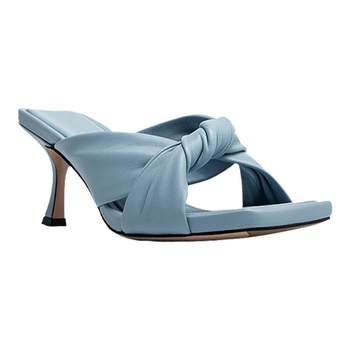 Pilkan softly twisted high -heeled women's slippers
 Pilkan softly twisted high -heeled women's slippers