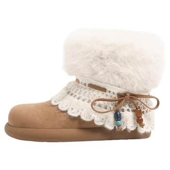F21 snow boots women's 2025 new winter style F21 snow boots women's 2025 new winter style
