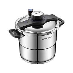 Supor one-hand opening stainless steel explosion-proof pressure cooker Supor one-hand opening stainless steel explosion-proof pressure cooker