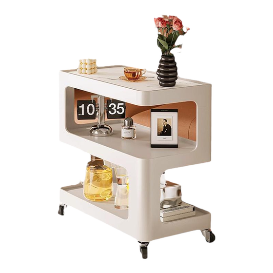 Mobile coffee table, rock slab edge table, iron sofa edge cabinet, cream style small apartment living room storage rack, bedside table Mobile coffee table, rock slab edge table, iron sofa edge cabinet, cream style small apartment living room storage rack, bedside table
