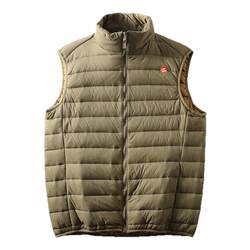 Thin layered stand-collar waterproof rib cotton vest Thin layered stand-collar waterproof rib cotton vest