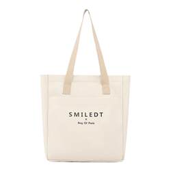 College student women's canvas bags in class College student women's canvas bags in class