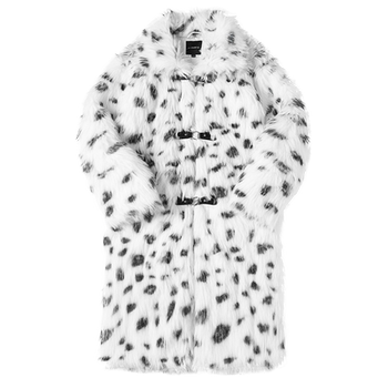 LACRWFISH leopard print eco-friendly fur coat LACRWFISH leopard print eco-friendly fur coat