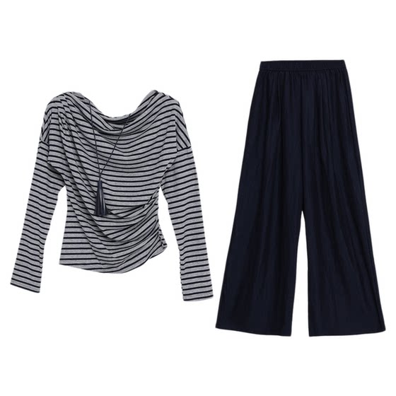 The starting point of memory is the upper and lower trousers 2025 autumn new long-sleeved T-shirt wide-leg pants two-piece set 69AQ85801
The starting point of memory is the upper and lower trousers 2025 autumn new long-sleeved T-shirt wide-leg pants two-piece set 69AQ85801
