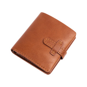 Stupid Fish Wallet Give her husband and boyfriend birthday gift card package real cowhide DIY handmade bag material bag self -made Stupid Fish Wallet Give her husband and boyfriend birthday gift card package real cowhide DIY handmade bag material bag self -made