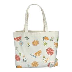 Summer fresh and literary fruit canvas bag women Summer fresh and literary fruit canvas bag women