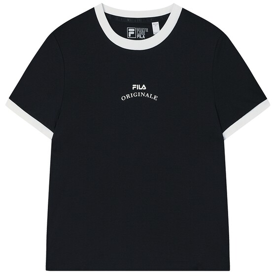 FILA official women's knitted top 2025 summer new fashionable casual sun protection and cool contrast T-shirt 
FILA official women's knitted top 2025 summer new fashionable casual sun protection and cool contrast T-shirt