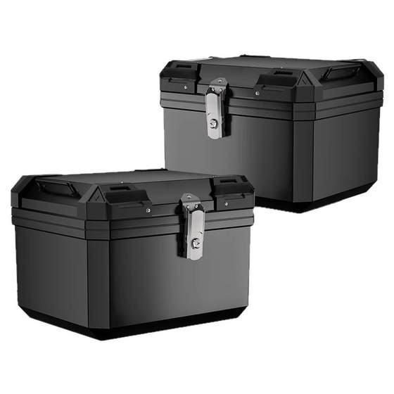 Motorcycle trunk Non-aluminum alloy large capacity trunk motorcycle electric vehicle rear trunk universal tool box 
Motorcycle trunk Non-aluminum alloy large capacity trunk motorcycle electric vehicle rear trunk universal tool box