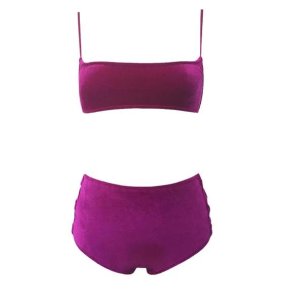 MARCH19 new velvet bikini split swimsuit high waist retro big breasts small breasts gathered beach hot springs
MARCH19 new velvet bikini split swimsuit high waist retro big breasts small breasts gathered beach hot springs