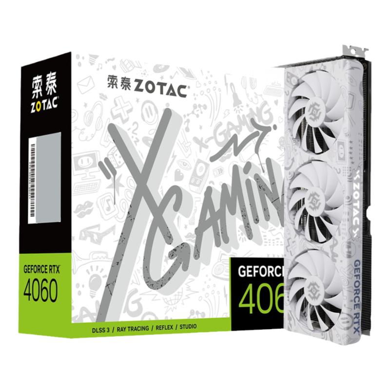 Zotac GeForce RTX 4060 Ti 8GB GDDR6 Opal White Gaming