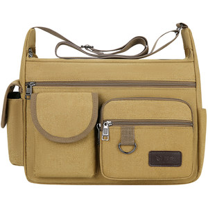 Increase the canvas bag men's wear -resistant site tool package large labor insurance bag shoulder mesengers bag large -capacity travel bag Increase the canvas bag men's wear -resistant site tool package large labor insurance bag shoulder mesengers bag large -capacity travel bag