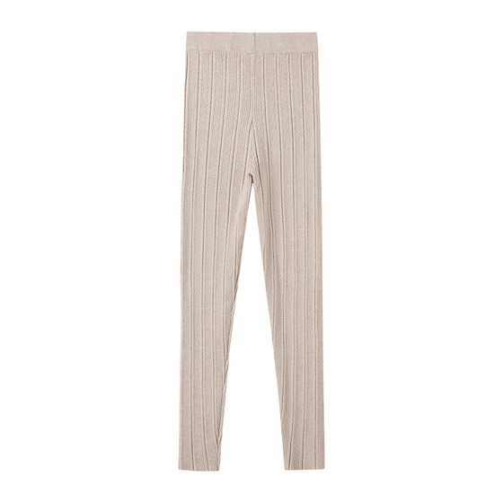 Striped jacquard knitted leggings for women 2025 autumn and winter high waist tight elastic slimming warm feet pants for women
Striped jacquard knitted leggings for women 2025 autumn and winter high waist tight elastic slimming warm feet pants for women