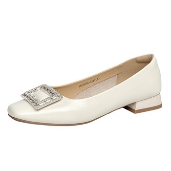 Gomeki's new 2025 fashion square buckle rhinestone single shoes 
Gomeki's new 2025 fashion square buckle rhinestone single shoes