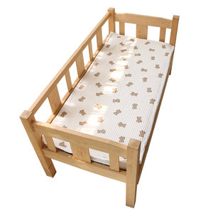 Crib cover pure cotton type ins gauze splicing baby mattress cover newborn children four seasons sheet cover crib 
Crib cover pure cotton type ins gauze splicing baby mattress cover newborn children four seasons sheet cover crib