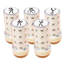 Sports seal fitness check-in round shape Sports seal fitness check-in round shape