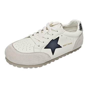 Da Yaya Large Size Women's Shoes Cowhide Flat-soles Training Shoes
 Da Yaya Large Size Women's Shoes Cowhide Flat-soles Training Shoes