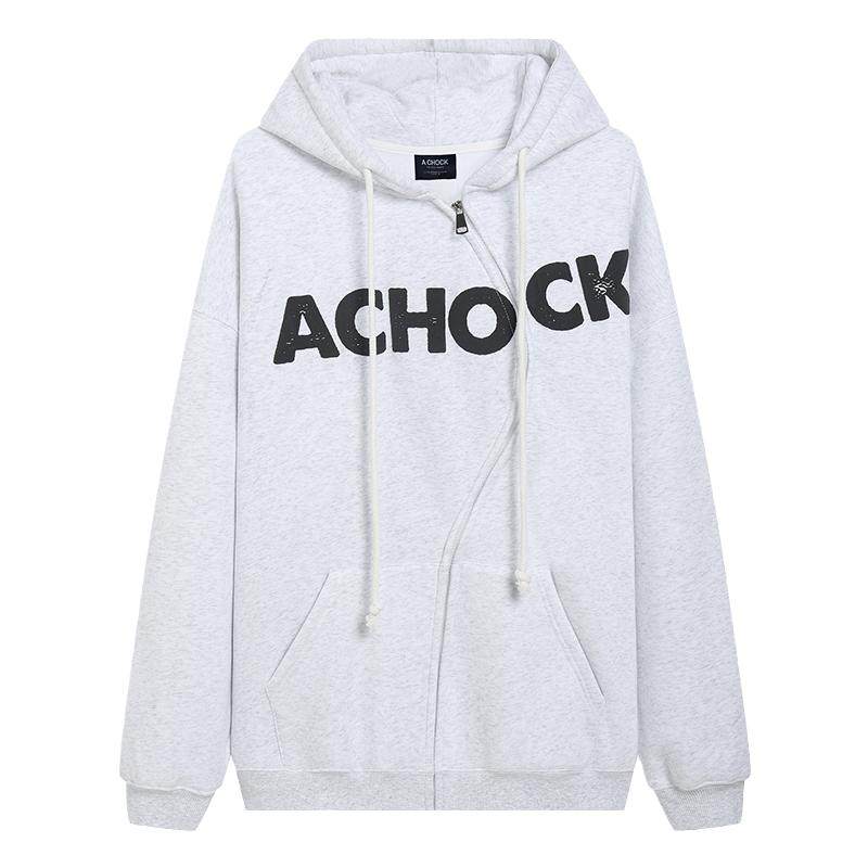 A chock Personalized Zip-Up Hoodie Youth Pop Cardigan
