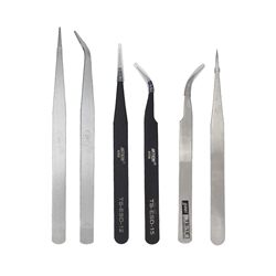 High Quality 15cm Straight Tweezers Stainless Steel Tip Clips High Quality 15cm Straight Tweezers Stainless Steel Tip Clips