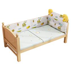 Fully solid wood splicing bed crib widened big bed side Fully solid wood splicing bed crib widened big bed side