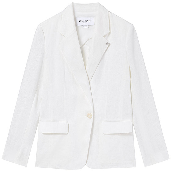 Miss Sixty 2025 summer new linen old money style blazer for women with one buckle beads and light people wear
Miss Sixty 2025 summer new linen old money style blazer for women with one buckle beads and light people wear