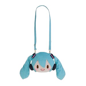 Bilibili Sega VOCALOID Hatsune Miku fuwa petit M big face shoulder bag 
Bilibili Sega VOCALOID Hatsune Miku fuwa petit M big face shoulder bag