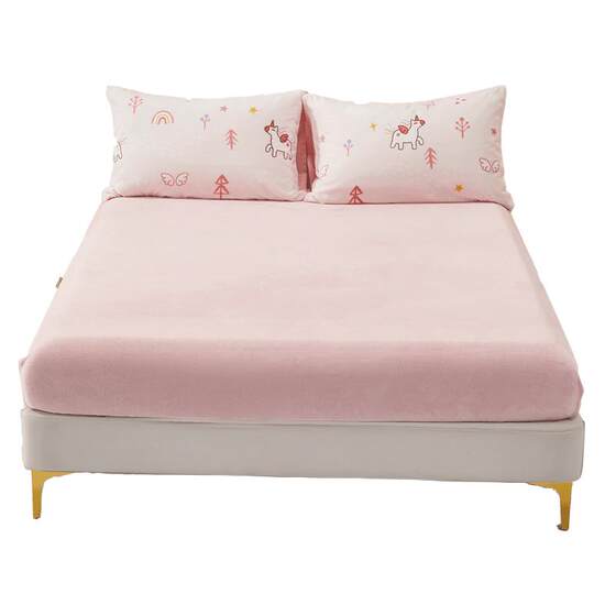 Mercury Home Textile Anti-static Milk Fleece Bedding Packet Single-piece Mother and Baby Class A Warm Fleece Mattress Cover Warm Simple Bedding Products 
Mercury Home Textile Anti-static Milk Fleece Bedding Packet Single-piece Mother and Baby Class A Warm Fleece Mattress Cover Warm Simple Bedding Products