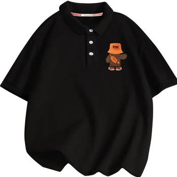 Short-sleeved polo shirt summer youth thin t-shirt Short-sleeved polo shirt summer youth thin t-shirt