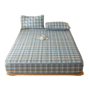 Class A quilted fitted sheet mattress cover three-piece set Simmons bed cover thickened anti-slip bed cover fully surrounded single heightening 
Class A quilted fitted sheet mattress cover three-piece set Simmons bed cover thickened anti-slip bed cover fully surrounded single heightening