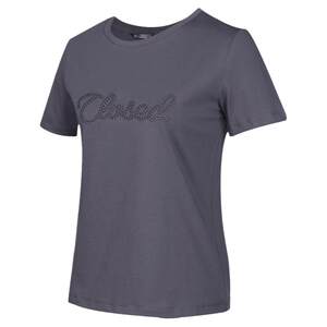 Summer round neckline straight shoulder women's short-sleeved T-shirt 2025 new T-shirt top large size loose mom blue middle-aged 
Summer round neckline straight shoulder women's short-sleeved T-shirt 2025 new T-shirt top large size loose mom blue middle-aged