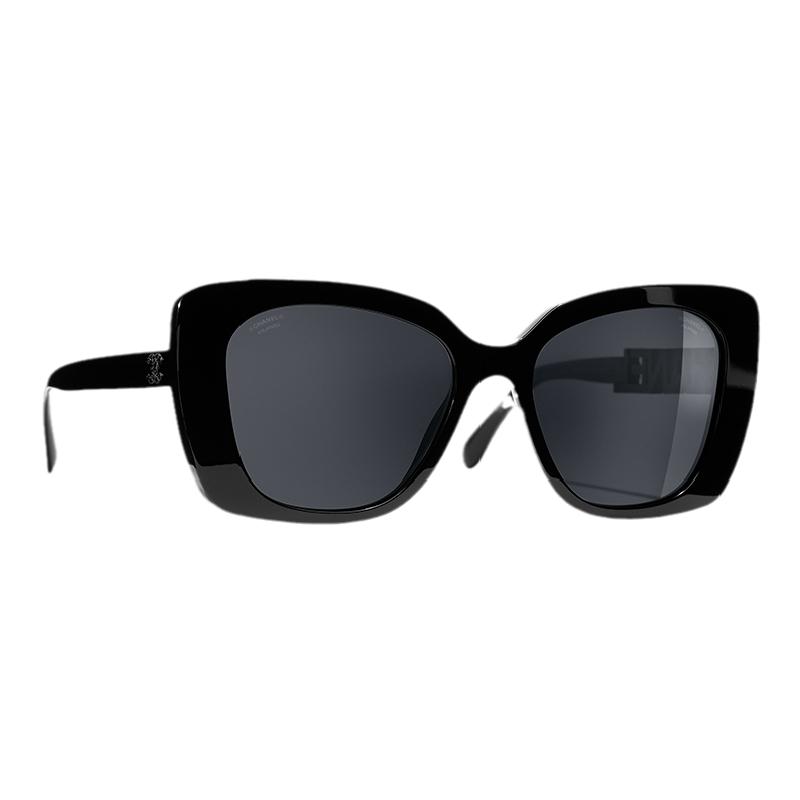 Chanel Women's Diamond Inlaid Polarized Sunglasses - CH5422