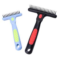 Ship's rake comb for cats and dogs, large pets, waste hair removal, floating hair and bottom velvet artifact, T-shaped nail comb T056 Ship's rake comb for cats and dogs, large pets, waste hair removal, floating hair and bottom velvet artifact, T-shaped nail comb T056