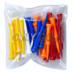 Hot-selling TP0205 golf tee plastic material limit large bag ball nail golf ball holder 36 packs Hot-selling TP0205 golf tee plastic material limit large bag ball nail golf ball holder 36 packs