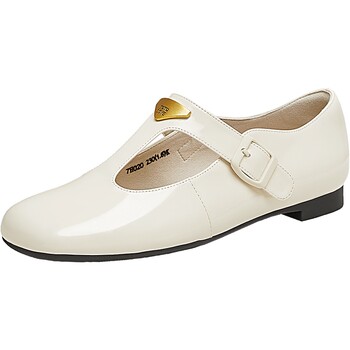 TATA He and She Mary Jane shoes Retro women's shoes French temperament Light mouth flat sole versatile leather single shoes 7H020AA5 TATA He and She Mary Jane shoes Retro women's shoes French temperament Light mouth flat sole versatile leather single shoes 7H020AA5