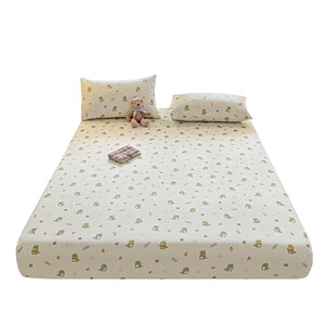 Class a double-layer gauze bed sheet cover single piece 2025 new non-cotton pure cotton bed sheet cover mattress dustproof protective cover 3 
Class a double-layer gauze bed sheet cover single piece 2025 new non-cotton pure cotton bed sheet cover mattress dustproof protective cover 3