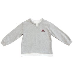 Two pieces of foreign style fake ~ boys patchwork sweatshirt T-shirt Two pieces of foreign style fake ~ boys patchwork sweatshirt T-shirt