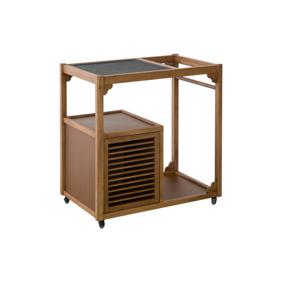 Jiepu mobile tea table home tea table Nafu tea car kettle integrated tea cabinet with wheeled tea side set Jiepu mobile tea table home tea table Nafu tea car kettle integrated tea cabinet with wheeled tea side set