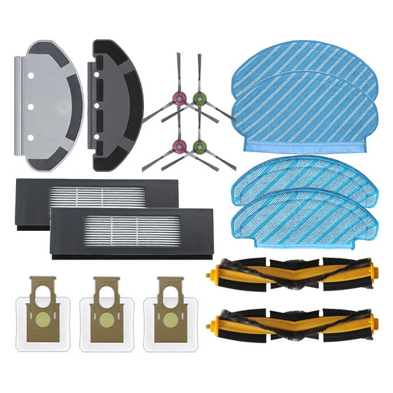 Adapted to Ecovax YEEDI one-piece K780 sweeper K781+ accessories rolling brush filter element rag side dust bag Adapted to Ecovax YEEDI one-piece K780 sweeper K781+ accessories rolling brush filter element rag side dust bag