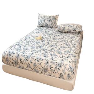 Class A small cotton bed cover single piece mattress protective cover all-inclusive water-washed light luxury coarse cloth grinding solid color bed cover 
Class A small cotton bed cover single piece mattress protective cover all-inclusive water-washed light luxury coarse cloth grinding solid color bed cover