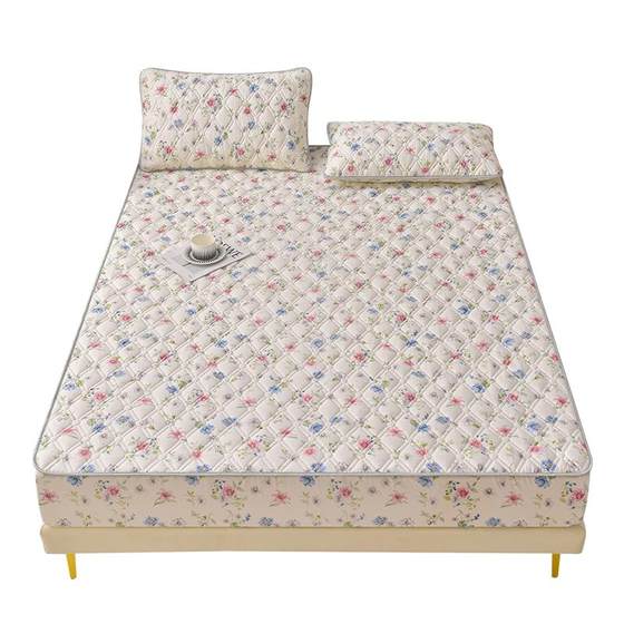 Class A Xinjiang long velvet cotton printed bed cover single piece antibacterial cotton sheet mattress protective cover pure cotton cotton bed cover 1 
Class A Xinjiang long velvet cotton printed bed cover single piece antibacterial cotton sheet mattress protective cover pure cotton cotton bed cover 1