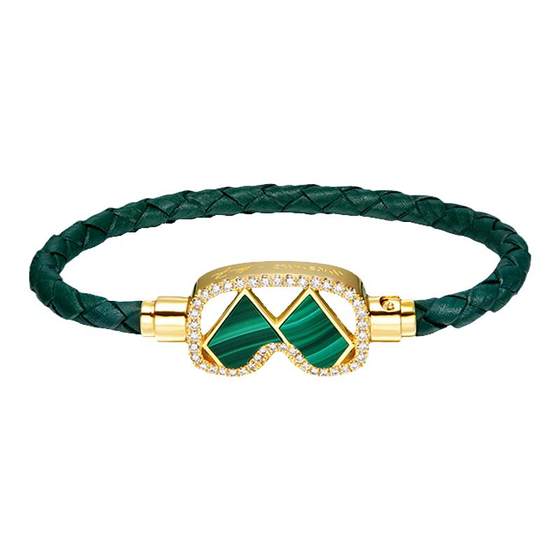 The same star Icewald Zhenye Mirror Snow Mirror Design Peacon Patch Couple Diamond Bracelet The same star Icewald Zhenye Mirror Snow Mirror Design Peacon Patch Couple Diamond Bracelet