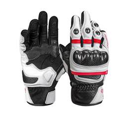 Motorcycle gloves carbon fiber protective shell genuine leather Motorcycle gloves carbon fiber protective shell genuine leather