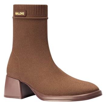 MALOVEMZ temperament simple short boots stretch boots 
MALOVEMZ temperament simple short boots stretch boots