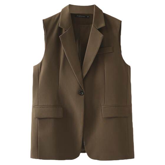 Suit vest women's large size fat mm spring suit 2024 new model plus fat plus large Korean style temperament one-button horse clip jacket
Suit vest women's large size fat mm spring suit 2024 new model plus fat plus large Korean style temperament one-button horse clip jacket