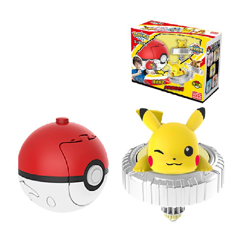 ポケモン 陀羅陀羅おもちゃ - ピカチュウ エルフ バトル スピンおもちゃ