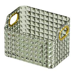 Light luxury mirror cabinet storage box toiletry and skin care product storage basket Light luxury mirror cabinet storage box toiletry and skin care product storage basket