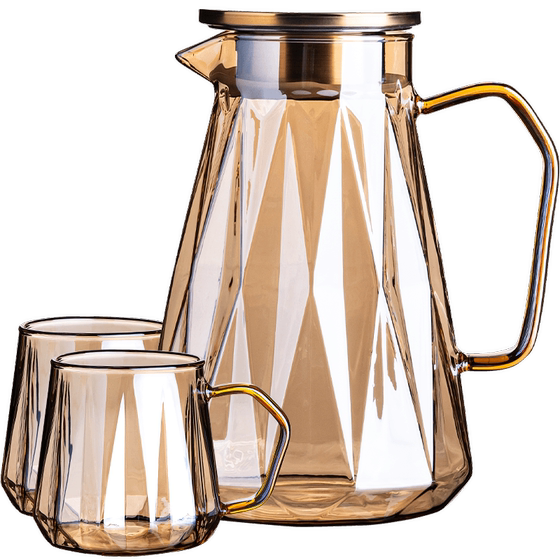 High -value glass cold kettle household high temperature resistant cool cup net red cold bubble water tie bottles bottle fruit teapot set
High -value glass cold kettle household high temperature resistant cool cup net red cold bubble water tie bottles bottle fruit teapot set