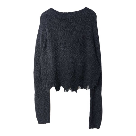 SD genuine discount women's fashion lazy style slim hole tassel round neck long-sleeved knitted sweater 1225 
SD genuine discount women's fashion lazy style slim hole tassel round neck long-sleeved knitted sweater 1225