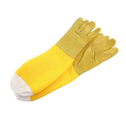 Beekeeping gloves, thickened, breathable, anti-bee stings, sheepskin hollow canvas, special for bee protection, soft, non-covering, wear-resistant Beekeeping gloves, thickened, breathable, anti-bee stings, sheepskin hollow canvas, special for bee protection, soft, non-covering, wear-resistant
