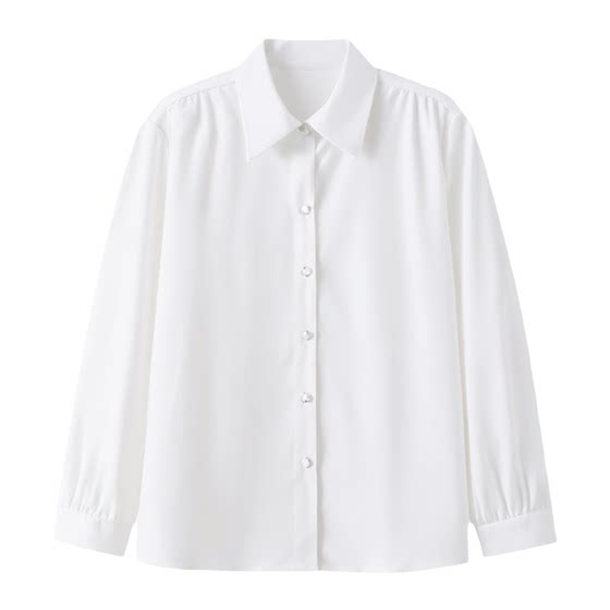 Formal occasions, high-end teaching and interview formal wear professional white long-sleeved shirt women's draped V-neck top spring and autumn
Formal occasions, high-end teaching and interview formal wear professional white long-sleeved shirt women's draped V-neck top spring and autumn