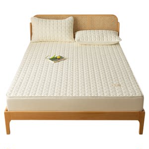 MUJI 2025 new Class A soybean cotton mattress cover for four seasons universal wet mattress protection cover MUJI 2025 new Class A soybean cotton mattress cover for four seasons universal wet mattress protection cover